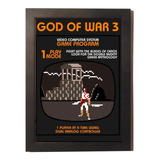 Quadro Poster C.moldura God Of War Atari 2600 Nintendo