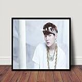 Quadro Poster C Moldura Jung Kook Kpop Bts P5040