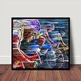 Quadro Poster Com Moldura Bike Ciclismo P1896