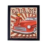 quadro poster moldura carro retro vintage