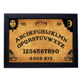 Quadro Poster Com Moldura Tabuleiro Ouija