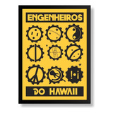Quadro Poster Da Banda Engenheiros Do Hawaii 43x33cm A3