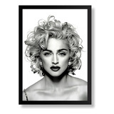 Quadro Poster Da Madonna Pop A3 Foto Rara Moldurada