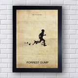 Quadro Poster Decorativo Forrest Gump 45x33