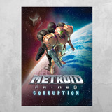  Quadro Poster Decorativo Games Metroid Prime A3