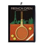 Quadro Poster Esportivo De Tênis Com