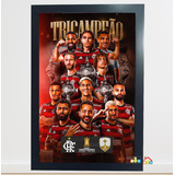Quadro Poster Flamengo Libertadores