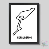 Quadro Poster Gp N rburgring F1