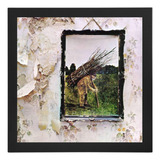 Quadro Poster Led Zeppelin Lp Album Iv Capa Disco Quadrado