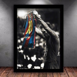 Quadro Poster Messi Barcelona