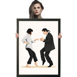 Quadro Pulp Fiction Dança Filme Poster
