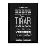 Quadro Raul Seixas Frase