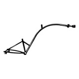 Quadro Reboque Bicicleta Carona Bike Garupa Infantil Aro 20 Cor Preto