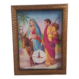 Quadro Relógio Nossa Senhora Do Desterro 35x45cm Decorativo
