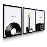 Quadro Rock Guitarra Radio