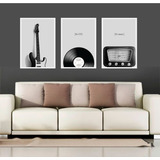 Quadro Rock Guitarra Radio