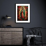 Quadro Sacro Nossa Senhora De Guadalupe 60x48cm