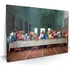 Quadro Santa Ceia Decorativo Para Sala Moderna 120x80 Grande Cor Ilustrado Armação Natural