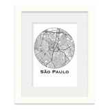 Quadro Sao Paulo Mapa