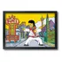 Quadro Simpsons Rock Elvis Presley Com Moldura A3 42x30 Cm