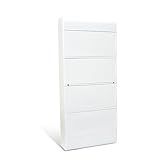Quadro Sobrepor Ouro Box 48 Módulos Din Porta Opaca Steck Branco 48 Módulos