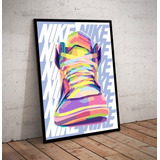 Quadro Tenis Nike Colorful