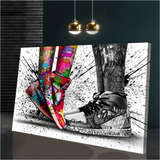 Quadro Tenis Nike Colorido Casal Air Jordan