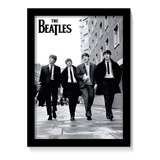 Quadro The Beatles Poster Grande Moldura