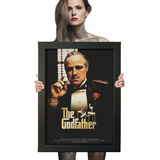 Quadro The Godfather O Poderoso Chefão Arte Poster A2