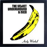 Quadro The Velvet Underground E Nico Capa Do Disco Com Vidro