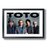 Quadro Toto Rock Band Tipo Paspatur