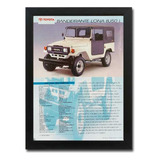 Quadro Toyota Bandeirante 1998 Com Ficha Técnica De Revista