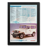 Quadro Toyota Bandeirante 1998 Ficha Técnica De Revista 02