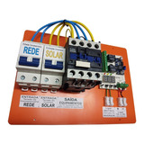 Quadro Transferência Solar Rede Liga Desl Inversor 32a 220v