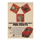 Quadro Vintage 20x30 Alfa Romeo Jk 2150 1972 Novo