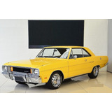 Quadro Vintage 20x30 Dodge Dart Luxo Coupê 1976 Amarelo