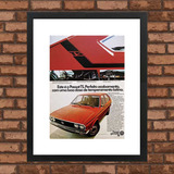 Quadro Volkswagen Passat Ts 1976 Propaganda Original Revista