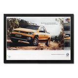 Quadro Vw Saveiro Cross 2014 Propaganda Antiga Original