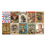 Quadros Barbearia Decoração Salão Masculino Vintage