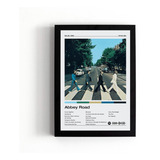 Quadros Com Moldura De Vidro - Os Beatles Abbey Road