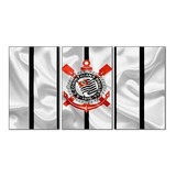 Quadros Decorativo Bandeira Do Corinthians 128x60