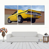 Quadros Decorativo Camaro Yenko Amarelo Car 120x60 Lindo N4