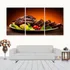 Quadros Decorativo Prato Carne Churrasco 120x60 Lindo N4