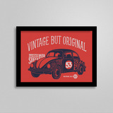 Quadros Decorativo Tema Fusca Vintage Retrô