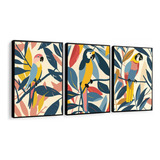 Quadros Decorativos Arara Passaro
