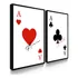 Quadros Decorativos Dupla Cartas Ás De Copas Amor Sorte