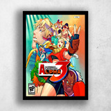 Quadros Decorativos Games Arcade Street Fighter Alpha 3