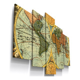 Quadros Decorativos Mapa Mundi