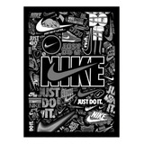 Quadros Decorativos Marcas Famosas Nike A3