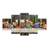 Quadros Decorativos Mdf Santa Ceia Aquarela Artístico Sala